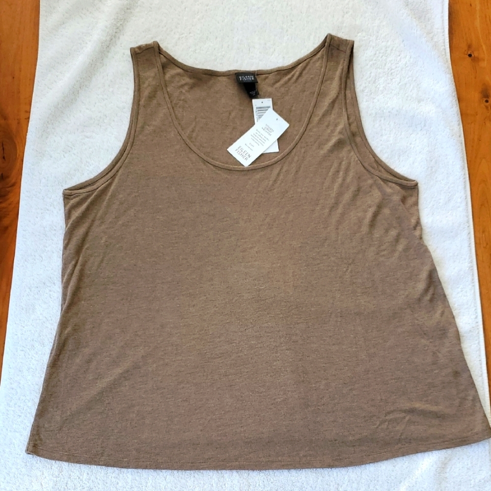 EILEEN FISHER SCOOP NECK TANK NWT IN SIZE 2X